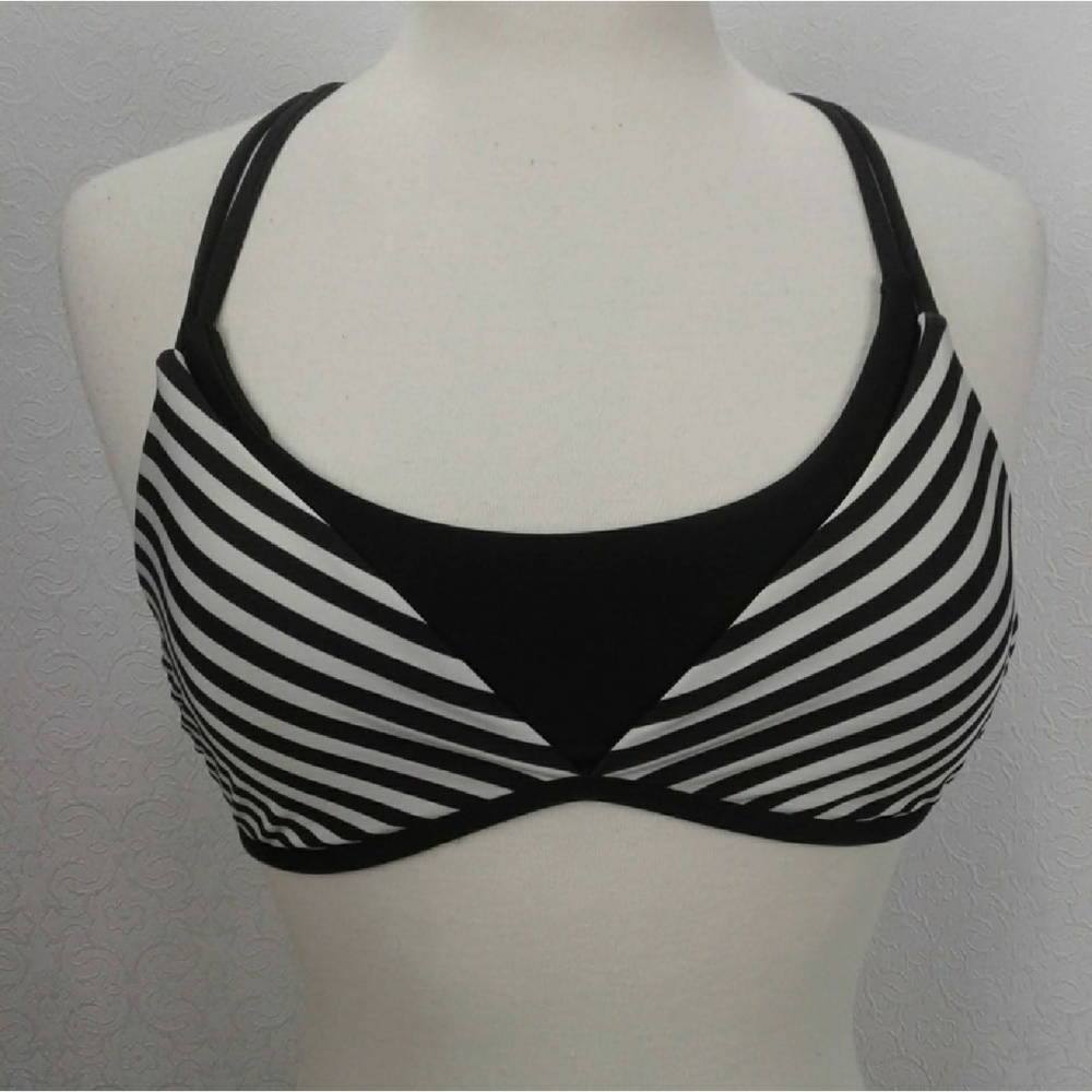 Splendid striped bikini Swim top size S/M